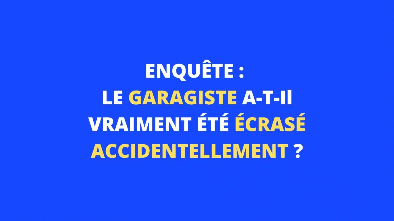 énigme enquête garage témoin