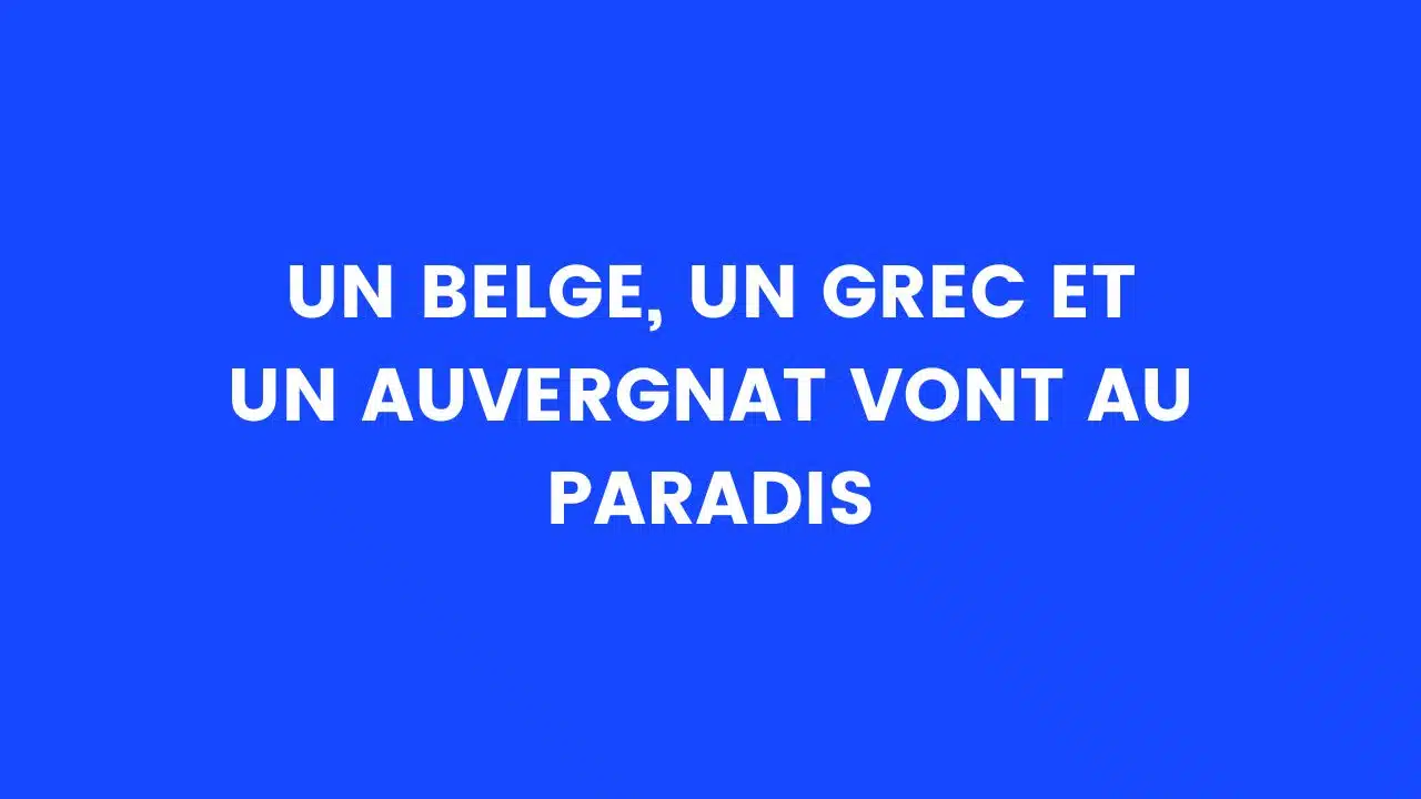 blague paradis