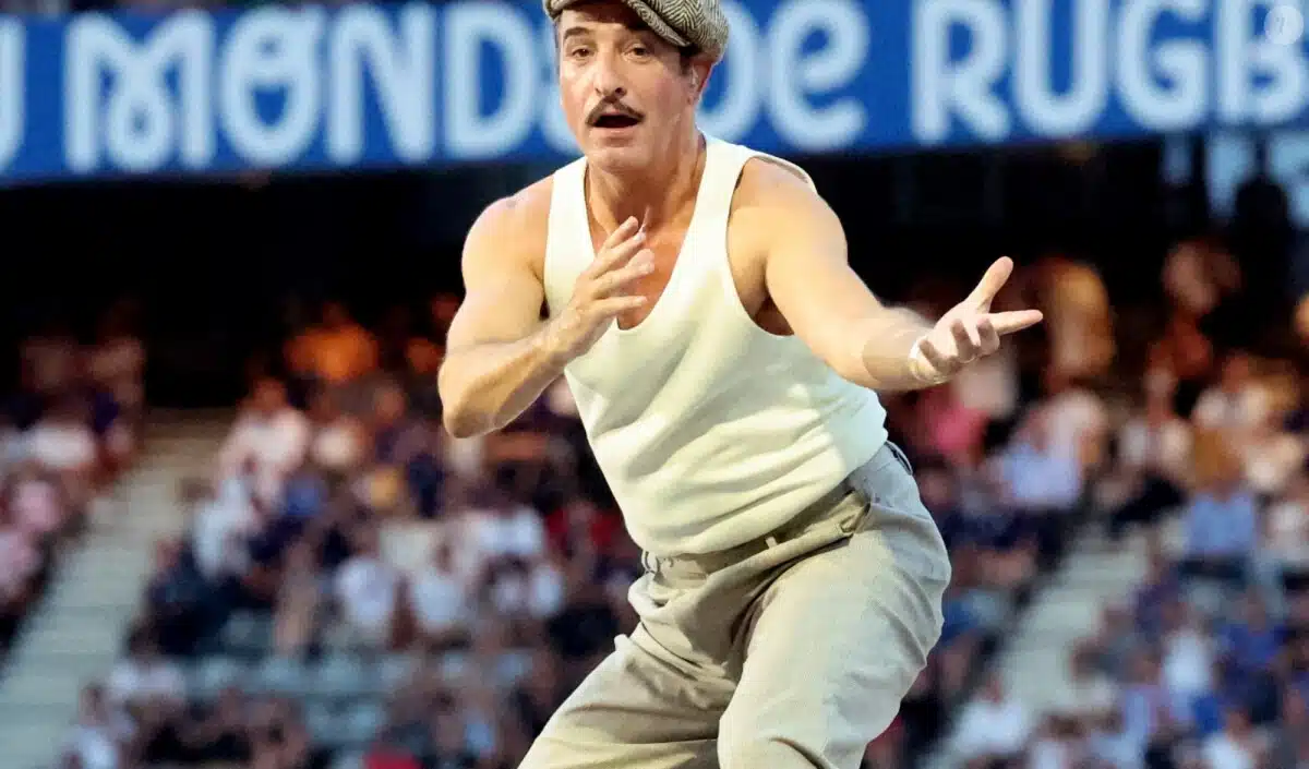 Jean Dujardin - coupe du monde de rugby