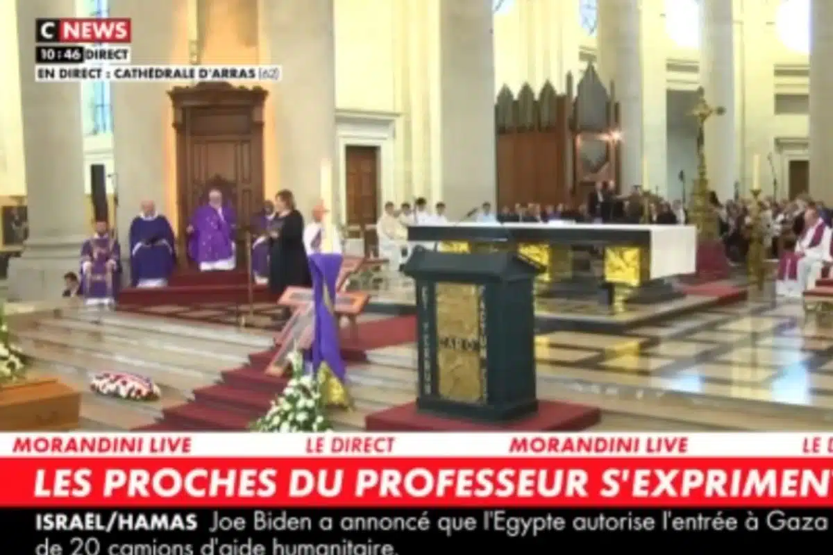 cnews obsèques professeur Arras (2)