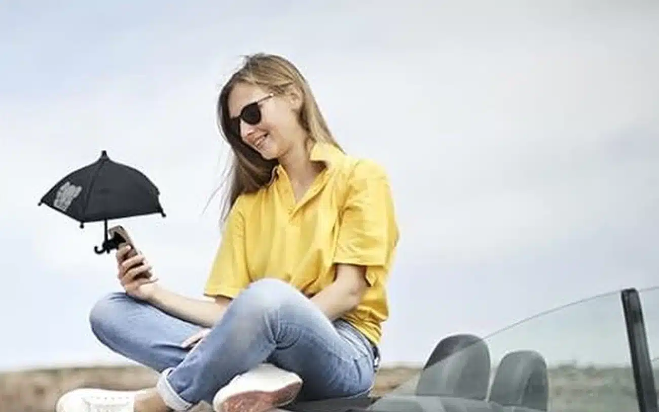 Parapluie pour smartphone