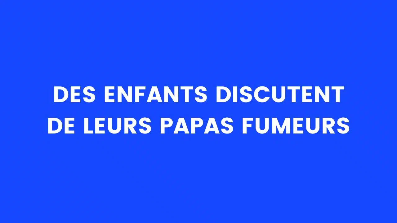 ENFANT FUMEURS