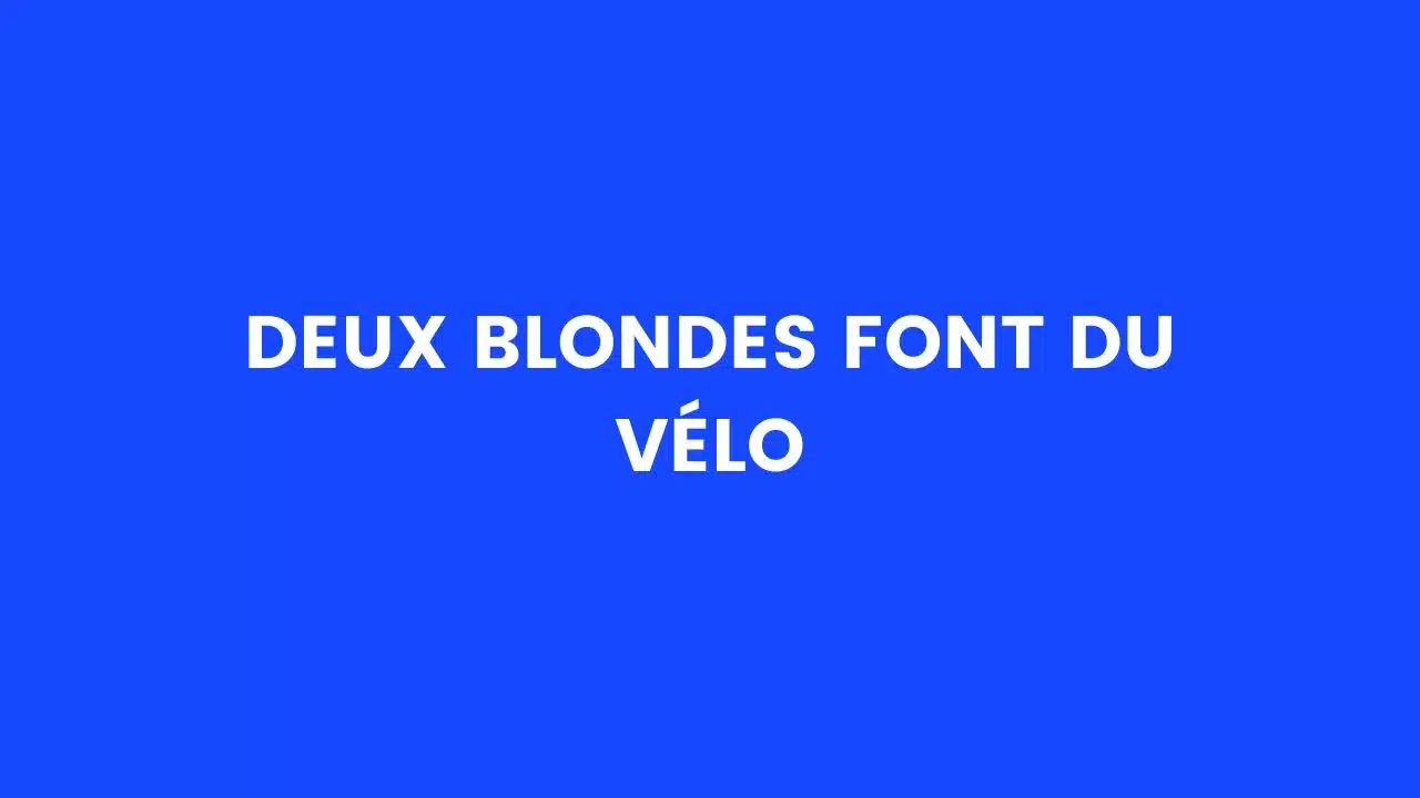 blague velo