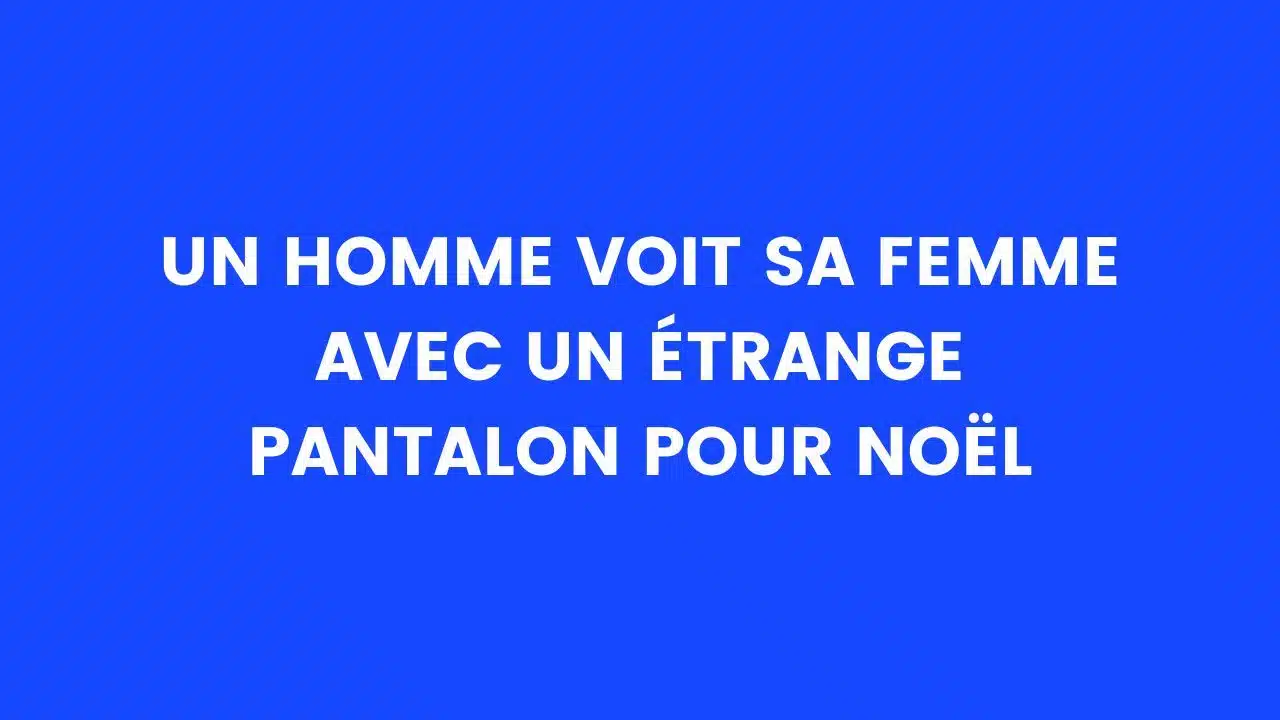 blague noel