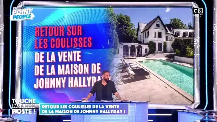 johnny hallyday hanouna leve voile marnes la coquette