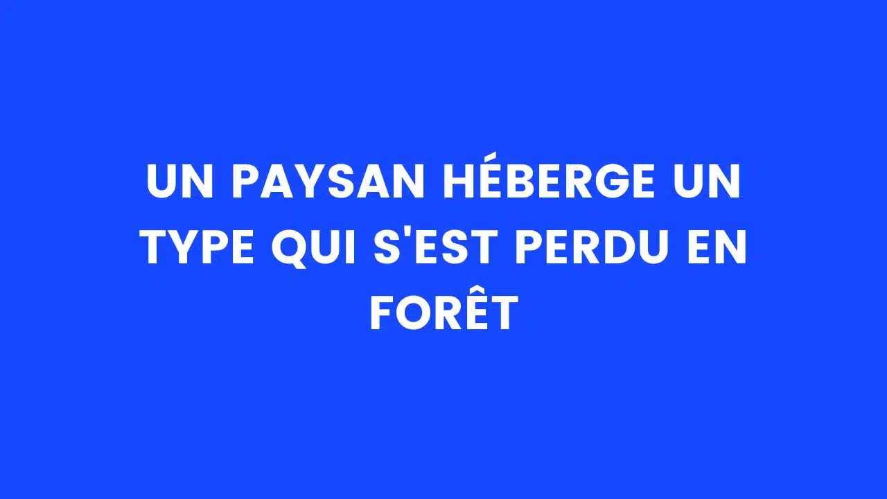 blague paysan