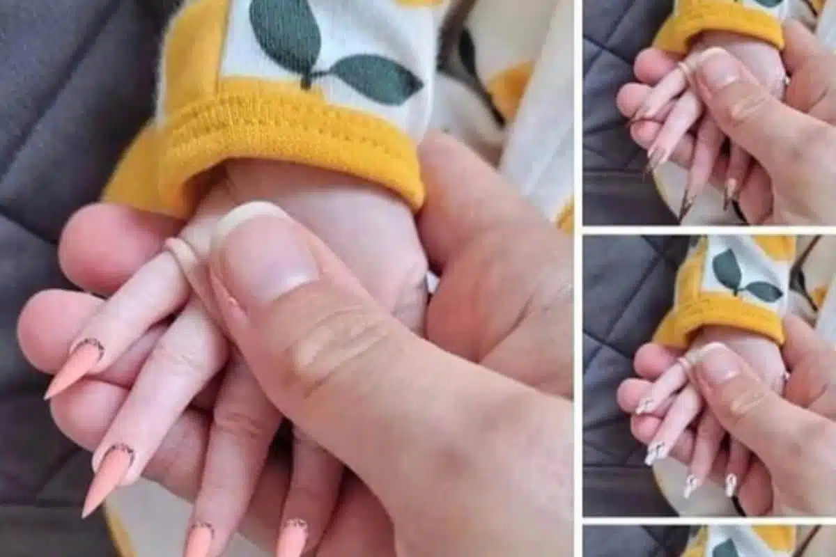 bebe faux ongles
