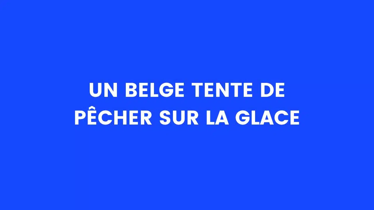 blague belge peche