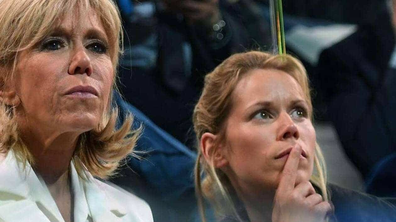 Tiphaine Auzière et Brigitte Macron
