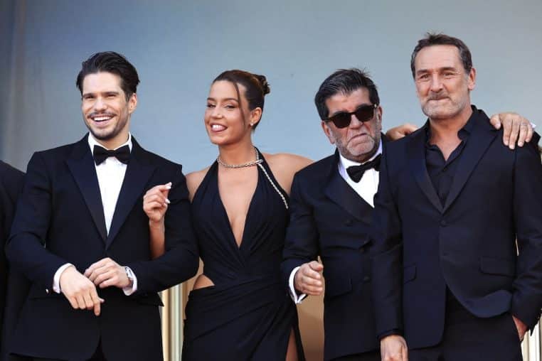 L'équipe du film "l'amour ouf" au festival de Cannes 2024