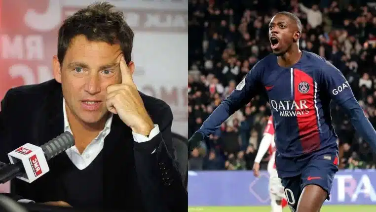 Daniel Riolo, consultant et chroniqueur radio pour RMC Sport, assure que Ousmane Dembélé, star du PSG, va quitter le club cet été.