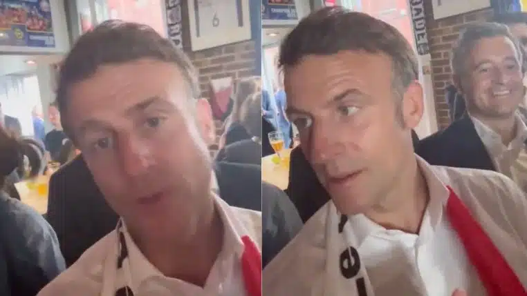 emmanuel macron bar