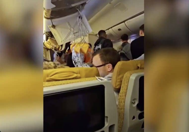 Image illustration des passagers traumatisés après des turbulences dans un Boeing 777