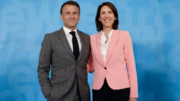 Emmanuel Macron et Valérie Hayer