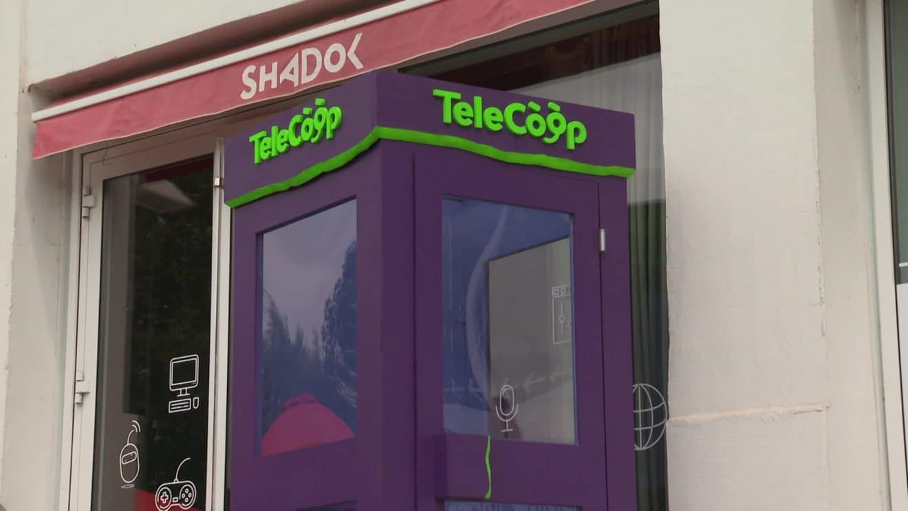 Image illustration une cabine téléphonique a été installé à Strasbourg.