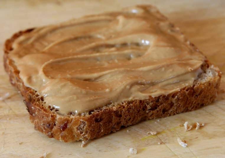 board, bread, brown, beurre de cacahuète