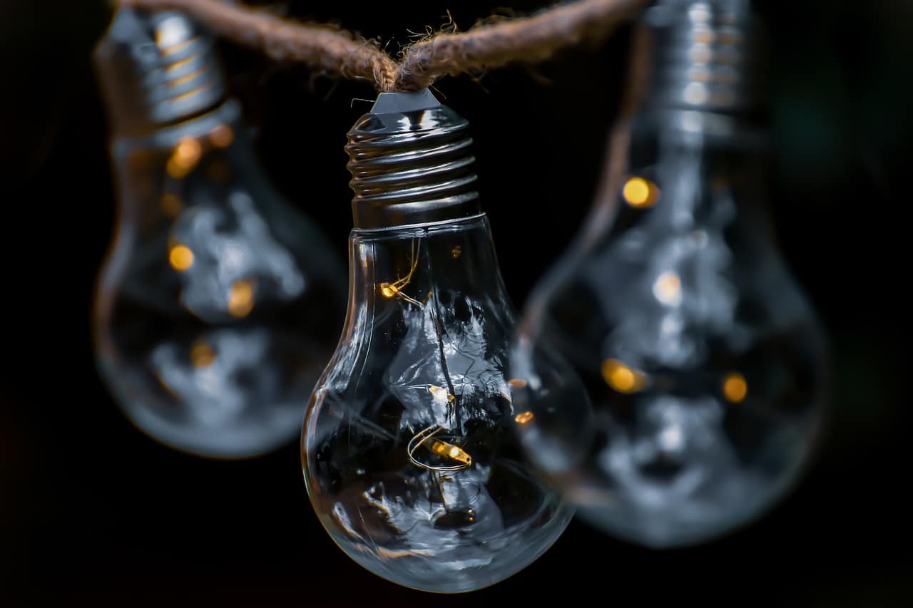 lightbulb, light, electricity, électricité
