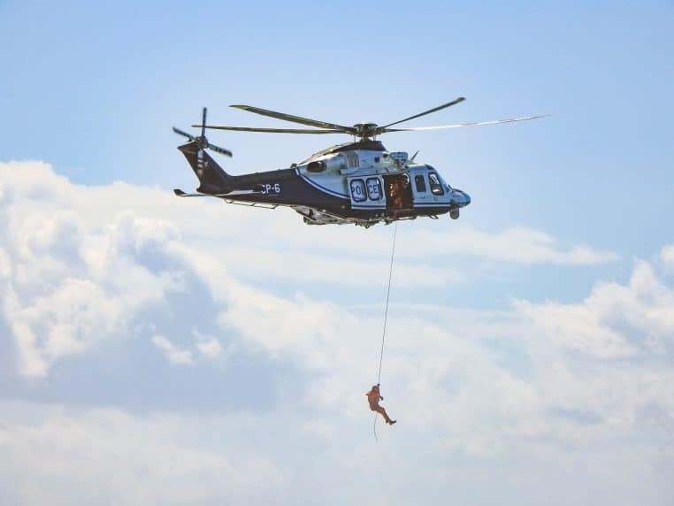 helicopter, nature, rescuer, image d'illustration