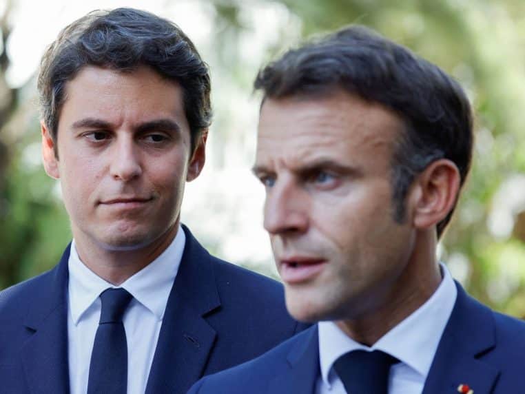 Gabriel Attal et Emmanuel Macron