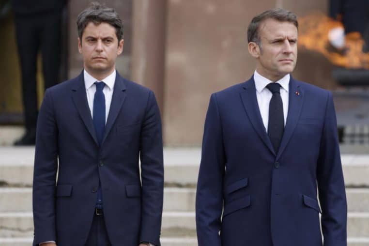 gabriel attal et emmanuel macron