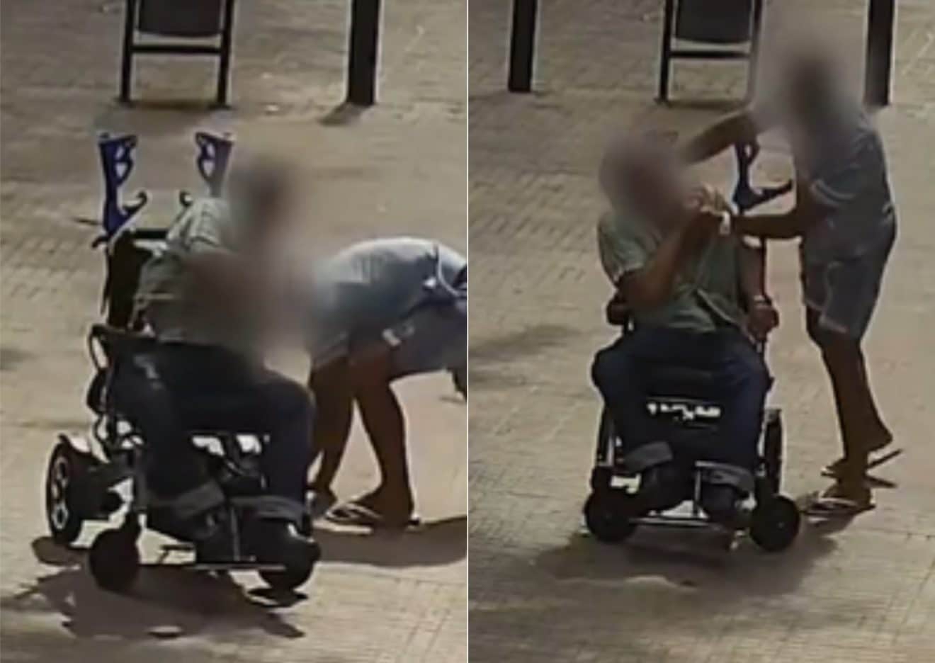 Un homme en fauteuil violemment agressé en pleine rue