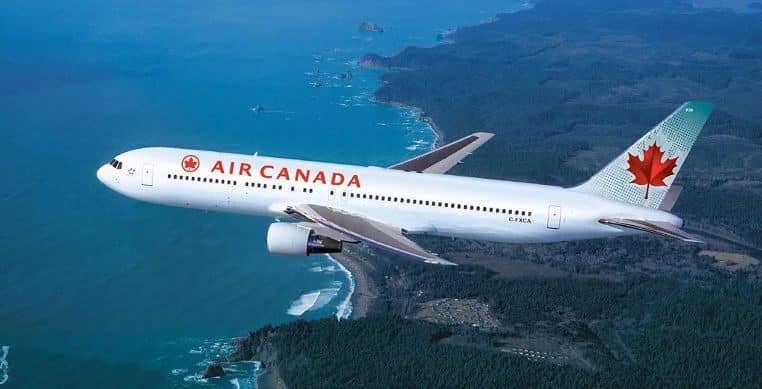 Image illustration un vol air canada annulé à cause d'une dispute