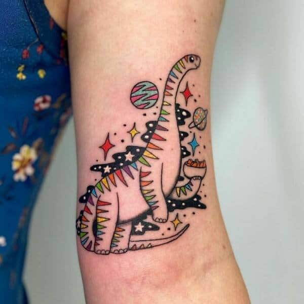 Image illustration tatouages dinos