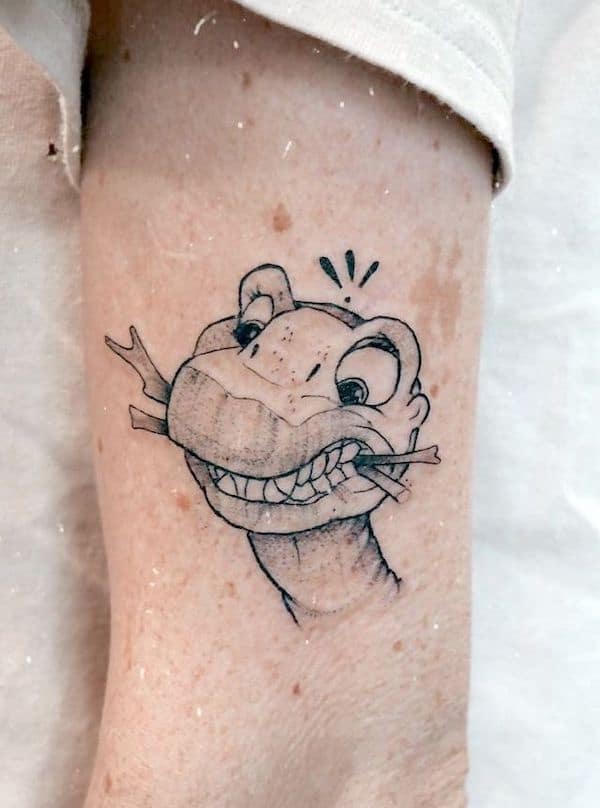 Image illustration tatouages dinos