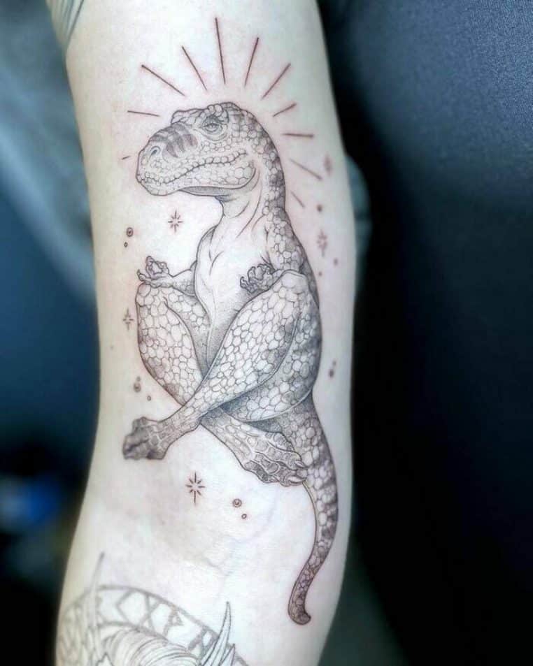 Image illustration tatouages dinos