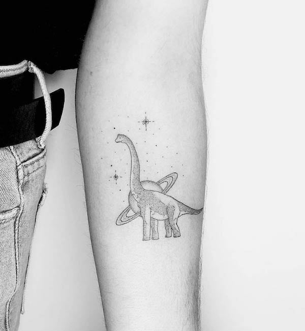 Image illustration tatouages dinos