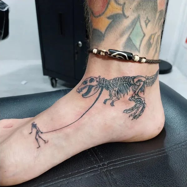 Image illustration tatouages dinos