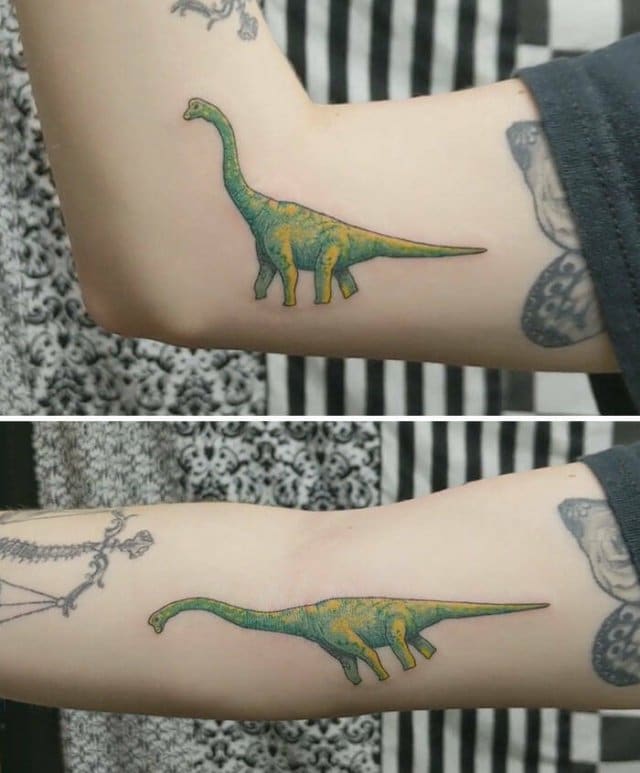 Image illustration tatouages dinos