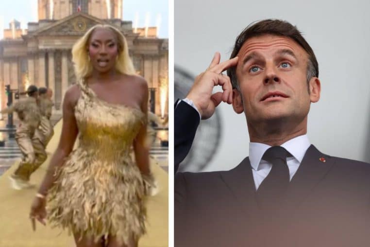 jo paris aya nakamura emmanuel macron