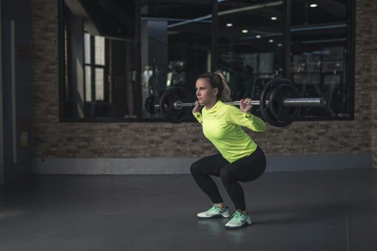 Woman Lifting Barbell