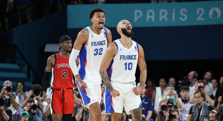 Victor Wembanyama et Evan Fournier