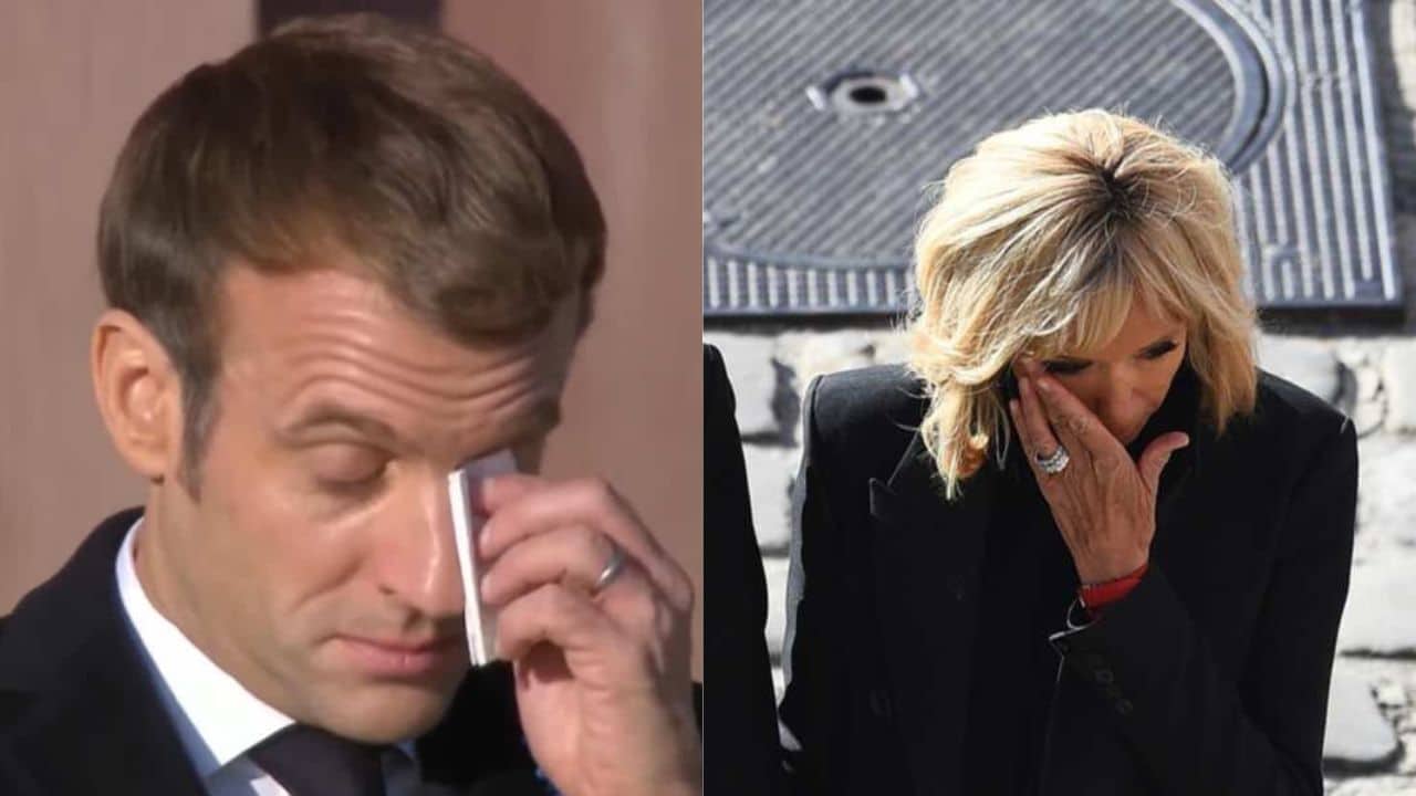 couple macron deuil