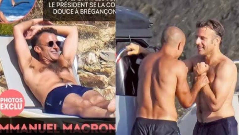 emmanuel macron apercu vacances