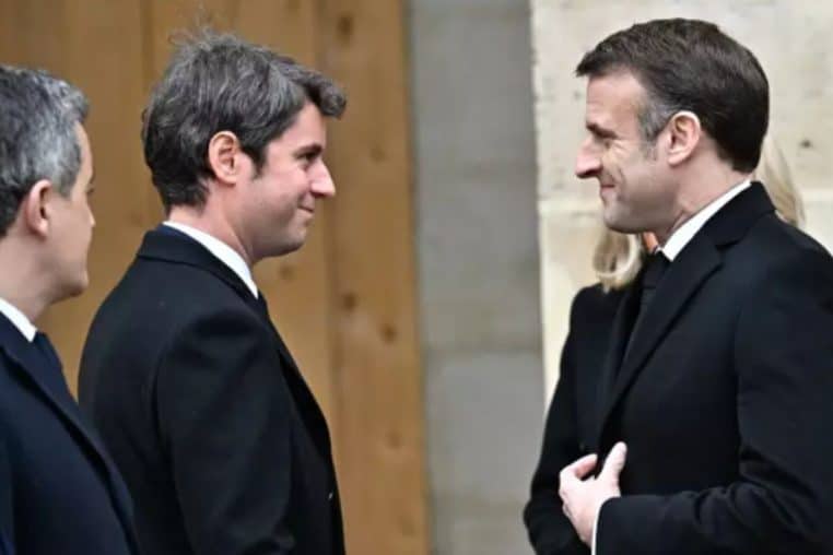 gabriel attal et emmanuel macron