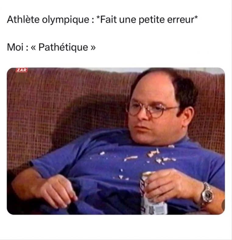 « Moi aussi, j’aurais pu faire mieux que ça ! » — Le spectateur de canapé toujours plus fort que l’athlète olympique... Burp