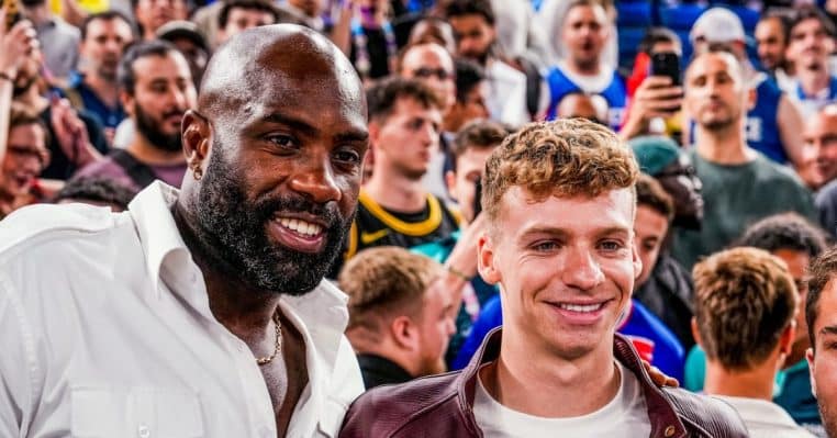 leon marchand teddy riner cash comportement