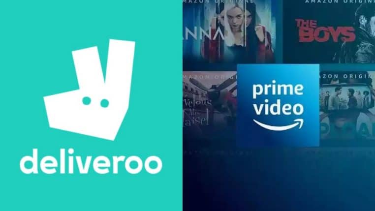 Deliveroo et Amazon Prime