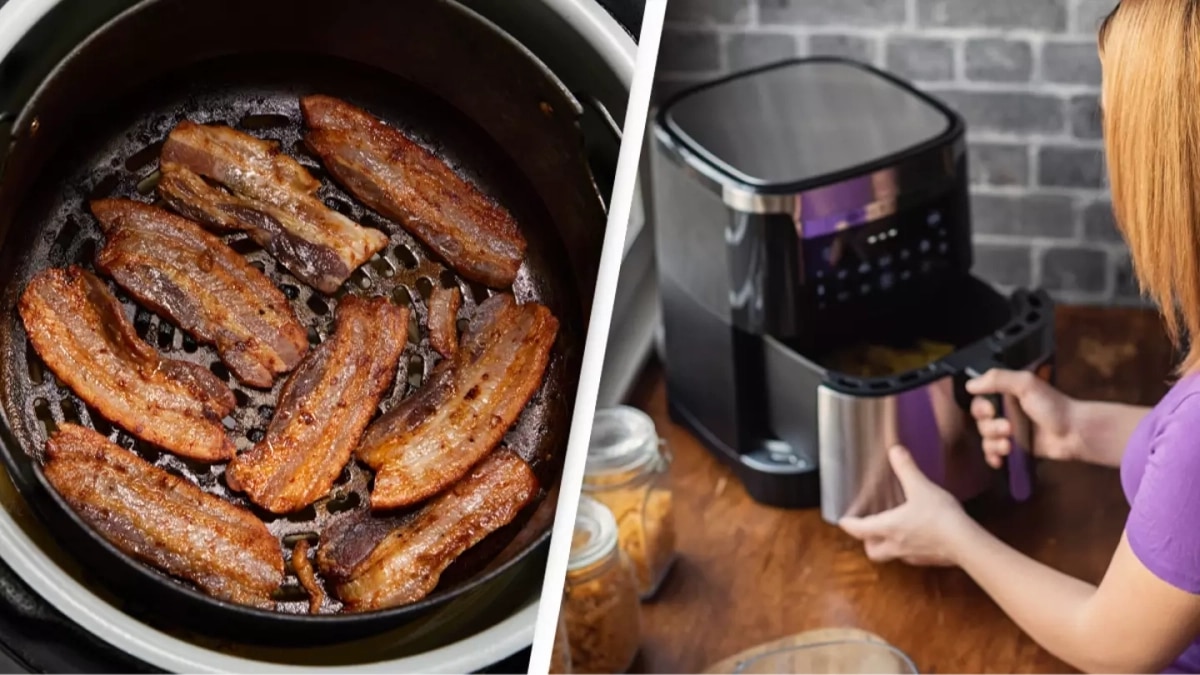 Friteuse a air Bacon Cuisson deconseillee