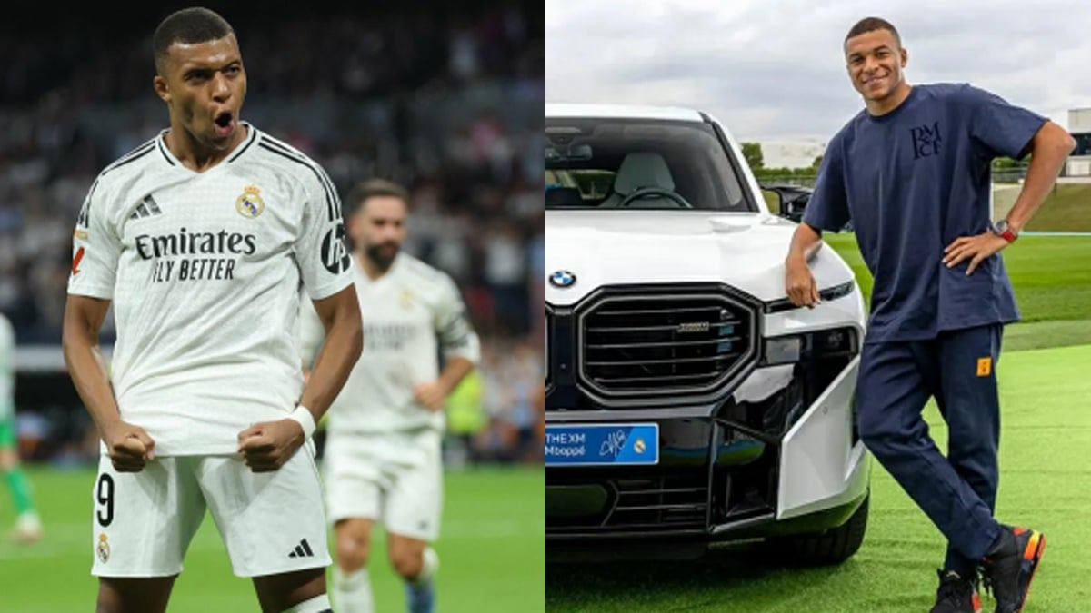 Mbappe voiture fonction