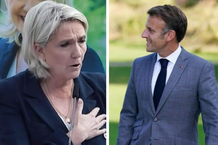 marine le pen emmanuel macron