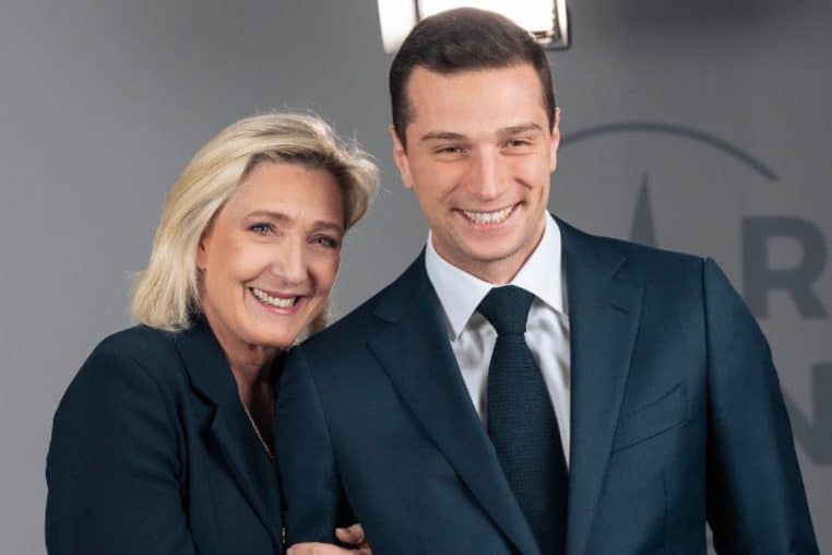 marine le pen et jordan bardella