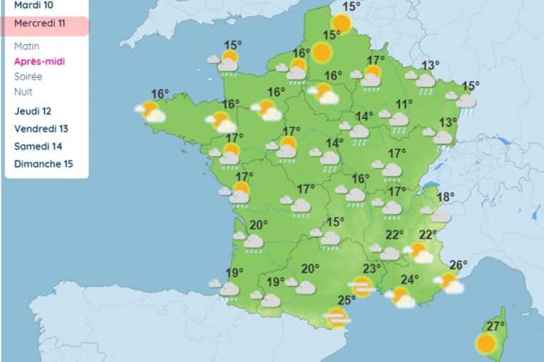 mercredi 11 septembre 2024 @meteo france