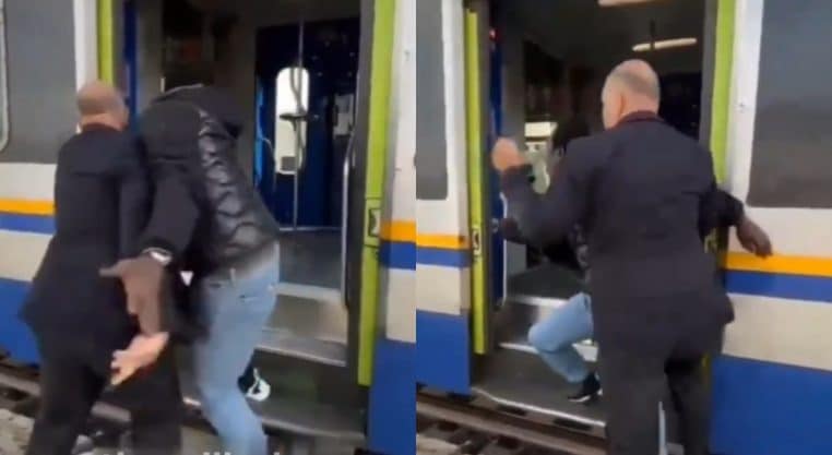 train agression controleur