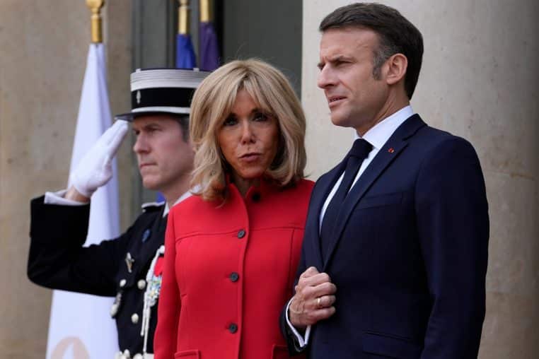 Brigitte et Emmanuel Macron