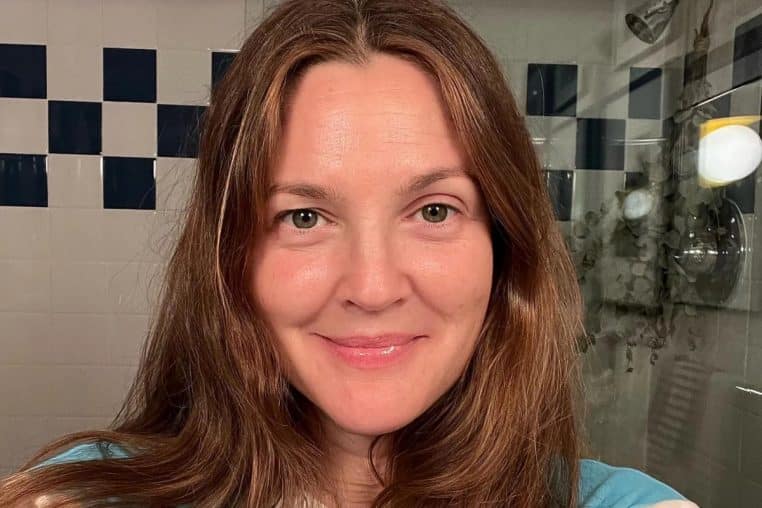 Drew Barrymore sans maquillage