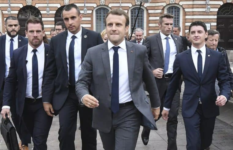 Emmanuel Macron gardes du corps